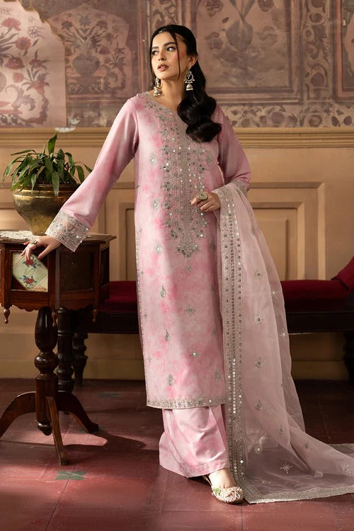 Embroidered Silk Lawn - SL-25-02
